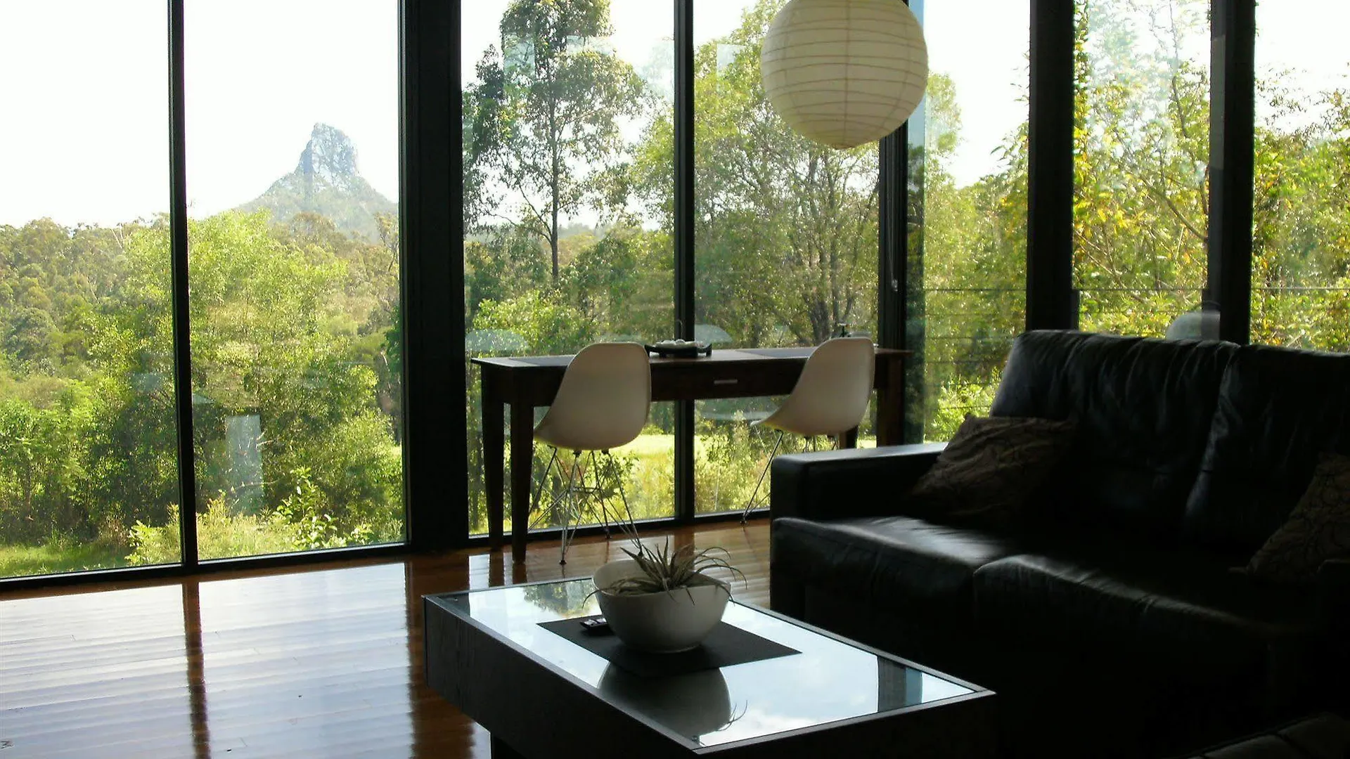 Glass On Glasshouse Glass House Mountains