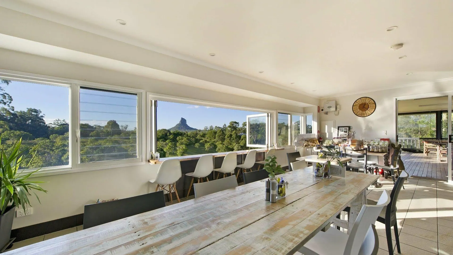 Glass On Glasshouse Glass House Mountains Australia